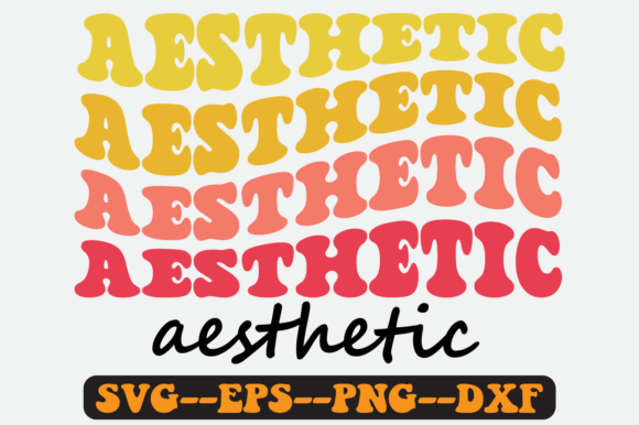 Aesthetic Groovy Retro SVG Graphics for Crafts
