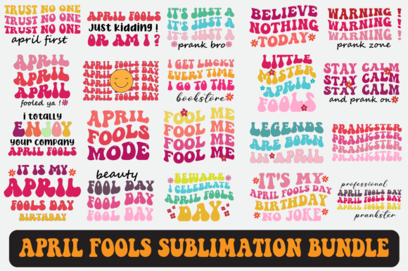 April Fools Day SVG Bundle: Graphics for Local Crafts Brands