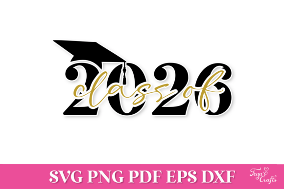 Class of 2026 Passthrough SVG: Graphics for Crafts & Content