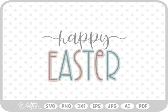 Happy Easter Quote Spring Graphics for Crafts