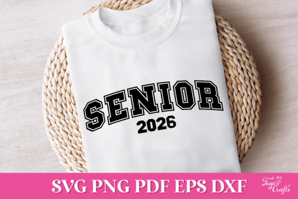 Senior 2026 Arched SVG Cut File for Crafts & Graphics
