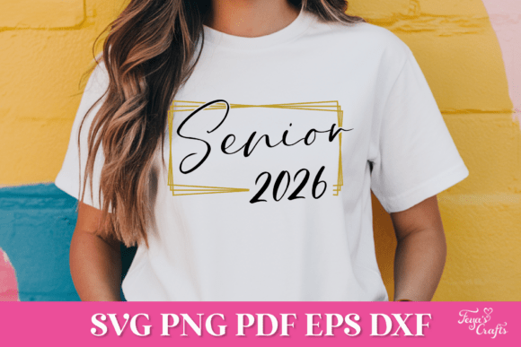Senior 2026 SVG Cut File: Graphics for Crafts & Local Branding
