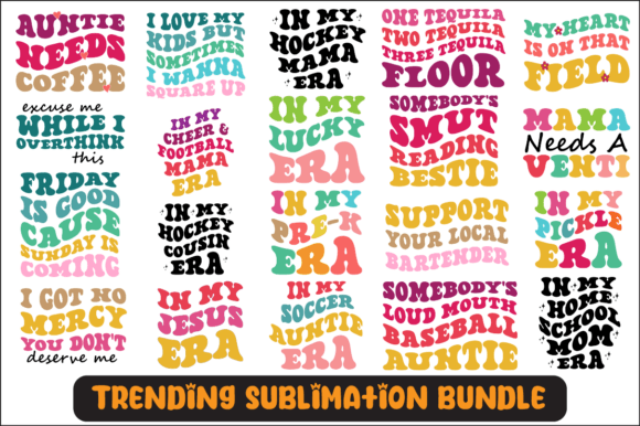 Trending SVG Sublimation Design Bundle for Crafts & Graphics
